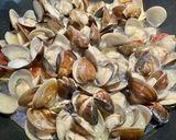A picture of step 5 of Garlic Clam Pasta.