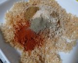 A picture of step 1 of Chicharrones Coated Chicken Stuffed with Cheese.