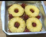 A picture of step 3 of Pineapple upside down cake.