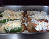 Foto del paso 9 de la receta: Pimientos italianos rellenos de bacalao, gambas y atún