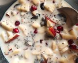 A picture of step 2 of Chia fruit salad.