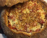 Foto del paso 4 de la receta: Hogaza rellena de jamón york y queso para la noche de Reyes 👑