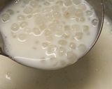 A picture of step 2 of Sabudana kheer with Saffron (upvas recipe).