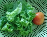 Hình bước làm 1 của món Salad ức gà nướng