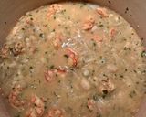 A picture of step 4 of Lemony Shrimp and Bean Stew.