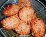 A picture of step 2 of Cabbage manchurian.