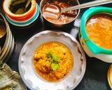 A picture of step 6 of White Matar Curry 😋 Matar chaat masala.