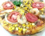 Foto langkah ke 8 dari resep Pizza Teflon tanpa Uleni.