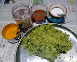 A picture of step 1 of Fresh Green Chana kachori.
