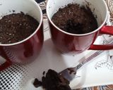 A picture of step 2 of Ch0colate MuG cAke😋😋.