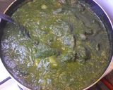 A picture of step 4 of My best-ever scent leaf soup(obe efirin).