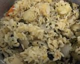 A picture of step 4 of Pappu Biyyam/Lentils Rice.