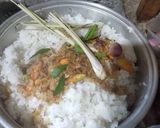 Foto langkah ke 3 dari resep Nasi Liwet Sederhana|Pakai Nasi Sisa Kemarin.