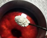 Foto del paso 4 de la receta: Panna cotta de cocoa y Coulis de Jamaica, chile ancho