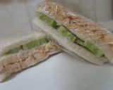 A picture of step 5 of Club Sandwich😍❤.