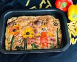 A picture of step 4 of “Beetroot Italian Focaccia Bread”.
