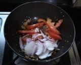 A picture of step 3 of Honey Chilli Potatoes.