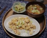 泡菜雞胸絞肉定食的食譜步驟3照片