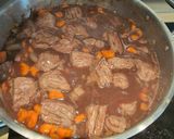 Une image de l'étape 6 de Bœuf Bourguignon à ma façon.