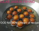 A picture of step 16 of Gulab jamun.