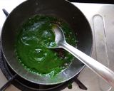 A picture of step 1 of Paneer stuffed Spinach Kofta Curry.