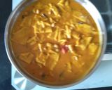 A picture of step 3 of Gujarati dal dhokli.