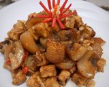 Foto langkah ke 5 dari resep Sambal Goreng Tempe Kikil Sapi.