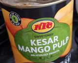 A picture of step 1 of Mango lassi.