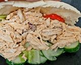 A picture of step 3 of My Leftover Chicken On a pitta Bread 💜.
