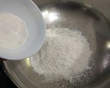 A picture of step 7 of Eggless upside down apple cake.