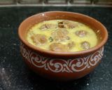 A picture of step 3 of Kadhi pakodi.