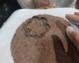 A picture of step 2 of Ragi Masala Bhakhri.