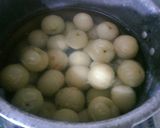 A picture of step 1 of Amla candy.