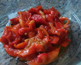 Foto del paso 4 de la receta: Zorongollo (ensalada de pimientos asados extremeña)