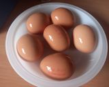 Foto del paso 1 de la receta 315. Huevos rellenos de salmón