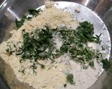 A picture of step 1 of Methi Vadi.