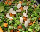 A picture of step 3 of Amaranth (Rajgira) Upma.