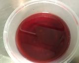 Une image de l'étape 1 de Sauce salade moutarde épices pêche.