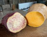 Foto del paso 1 de la receta: Batata y Calabaza al horno