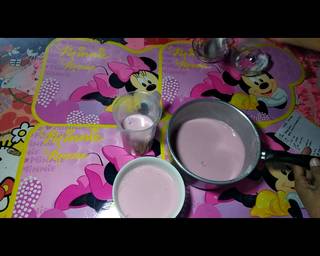 CENDOL pelangi tepung HUNKWE - Step 1