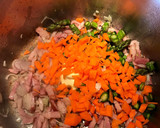 Foto del paso 3 de la receta: Risotto de champiñones más tres colores