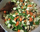 A picture of step 3 of Minced stew😋.