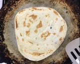 A picture of step 4 of Eggless Parotta.