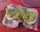 A picture of step 3 of Beef Roll-Ups with Avocado, Ham, and Cheese.