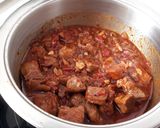 Foto del paso 4 de la receta Cerdo en salsa con pimientos del piquillo