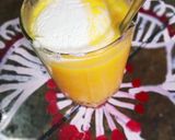 A picture of step 1 of Mango milk shake.