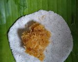 Foto langkah ke 3 dari resep Kue bugis/lepat ketan isi unti kelapa enak dan mudah.