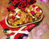 A picture of step 8 of Instant Rajasthani moong dal ka halwa.