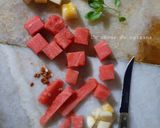Une image de l'étape 2 de Fraîcheur d'été au basilic et fleur d'oranger 🍉🍈🌱.