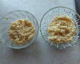 Köles kása túrórudis pohárba recept fázis 2 fotója